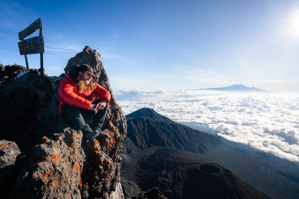CLIMBING MOUNT MERU IN TANZANIA